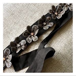 NWT beaded flower belt